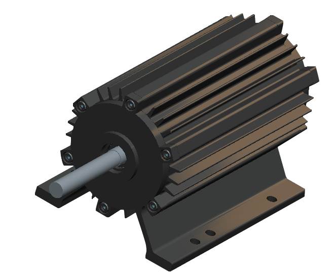 BL130 130mm Đường kính động cơ máy thổi công nghiệp hạng nặng Động cơ 230VAC 2kW