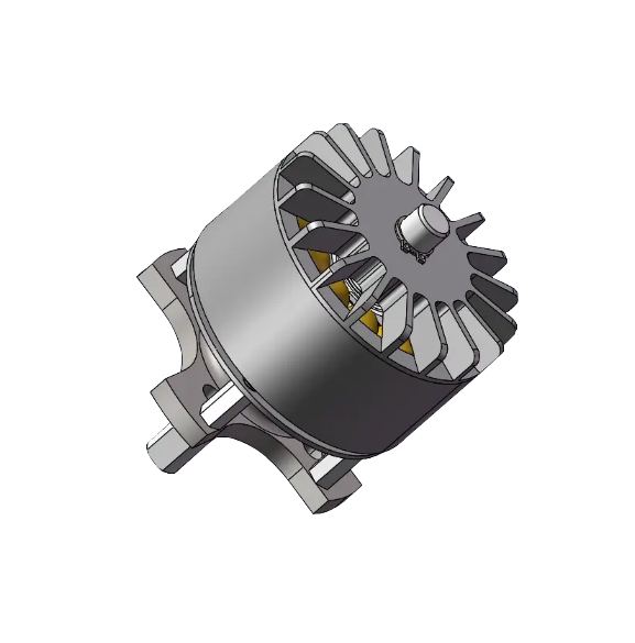 Động cơ DC không chổi than cho các công cụ kỹ thuật số Đường kính 49mm Dòng WO49